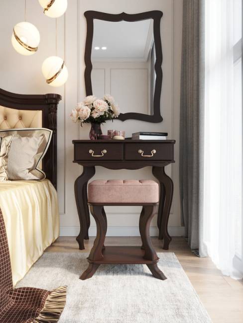 Банкетка Берже 26 темно-коричневый Банкетка Берже 26 темно-коричневый