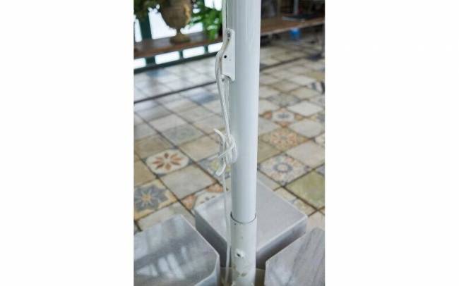 Зонт "MISTRAL 300", квадратный, бежевый