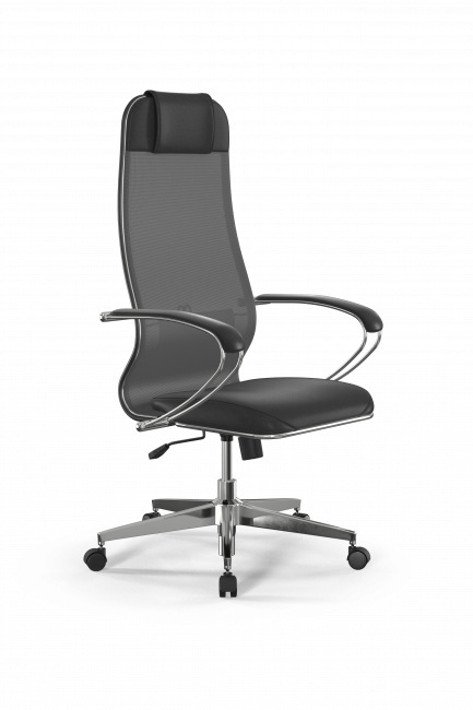 Кресло Sit 10 B1-115K - T+Extra /Um00/Wm12/K1cL(M09.B22.G18.W02), серый-черный