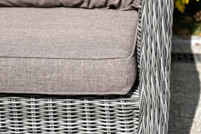 "Гляссе" диван трехместный из искусственного ротанга, цвет графит "Гляссе" диван трехместный из искусственного ротанга, цвет графит