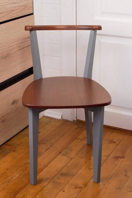 Стул Франк Ж, Орех/Серый