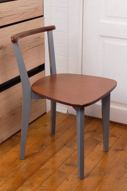 Стул Франк Ж, Орех/Серый