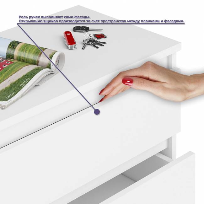 Двухтумбовый компьютерный стол Мори МС-2 с широкой тумбой на 900 цвет белый